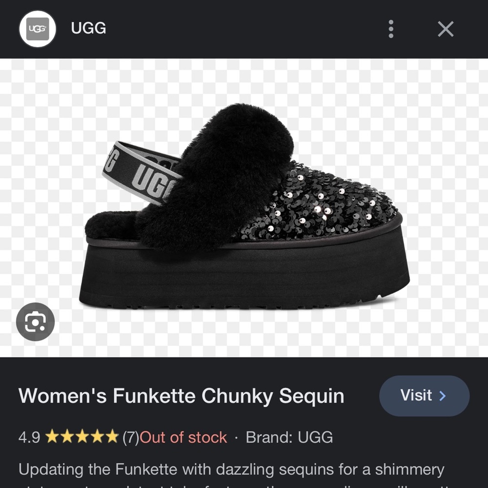 UGG Platform Slippers